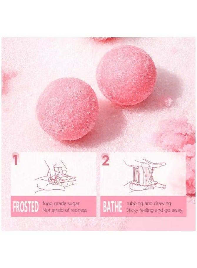 جيليز مقشر الجسم من جيلي، مقشر حلوى الحلزون للجسم، 6 كرات، 300 جرام - Image 4